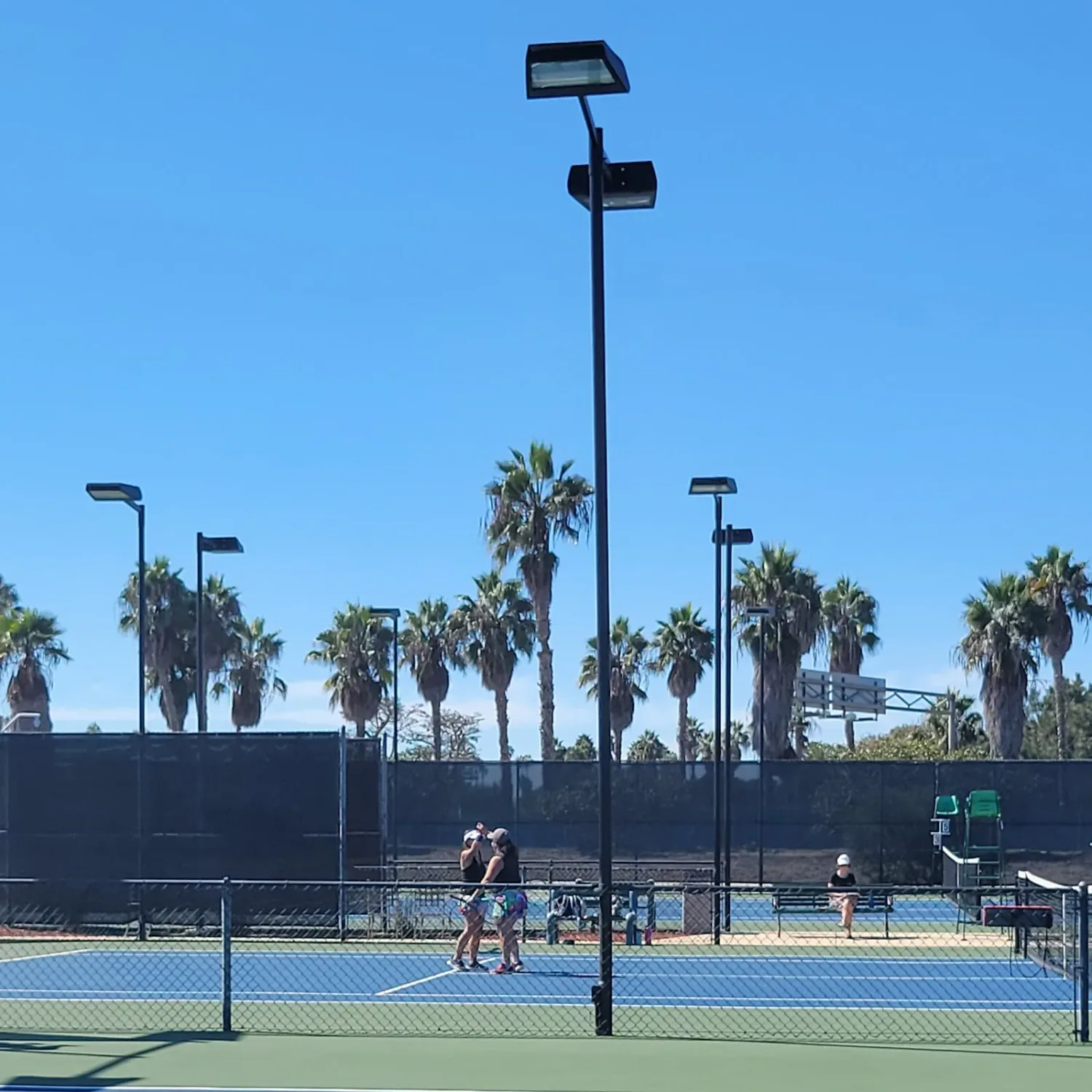 Pickleball courts at Barnes Tennis Center