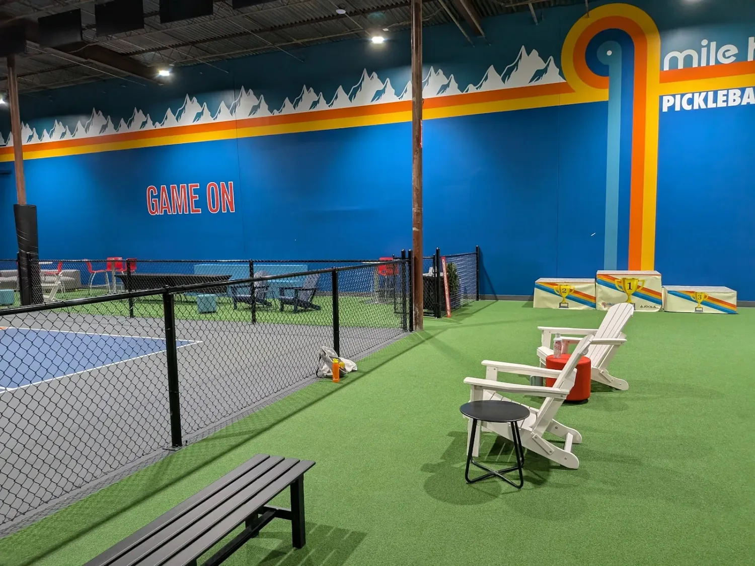 Pickleball courts at Mile Hi Pickleball