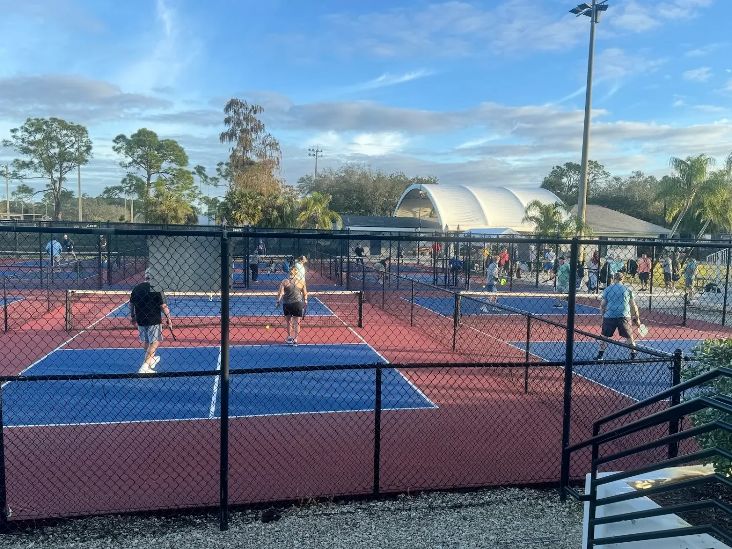 Pickleball courts at USOP National Pickleball Center (East Naples Community Park)