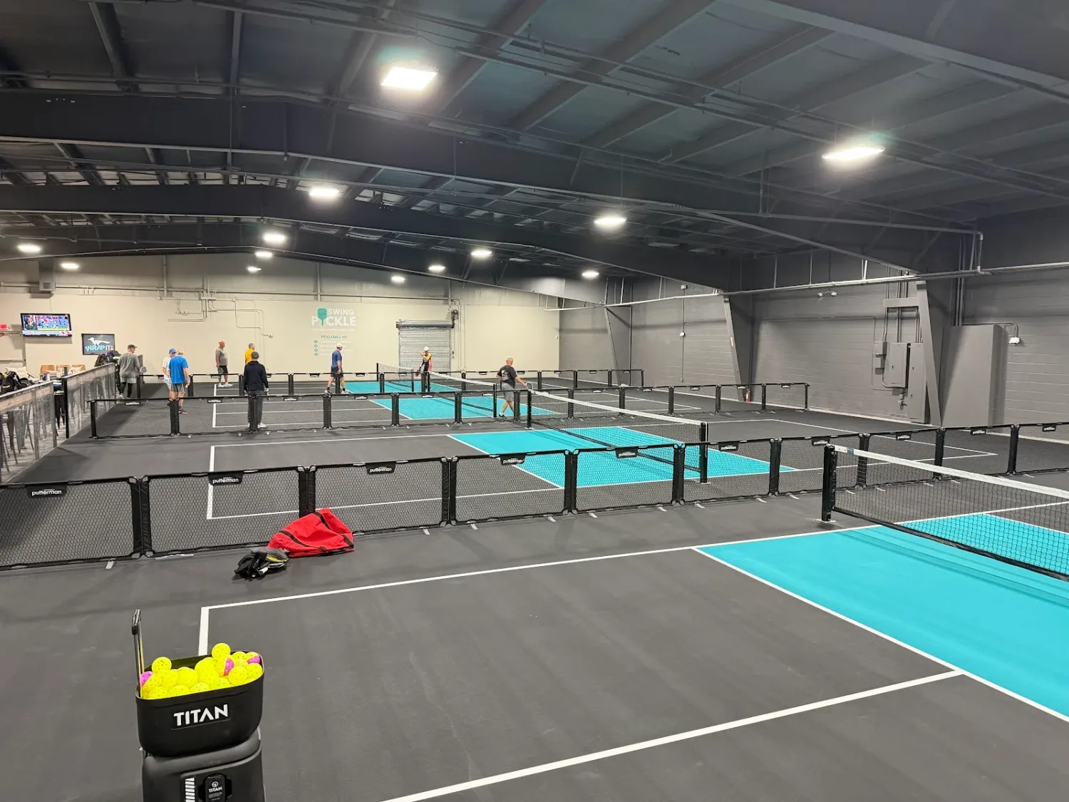 Pickleball courts at Swing-N-Pickle