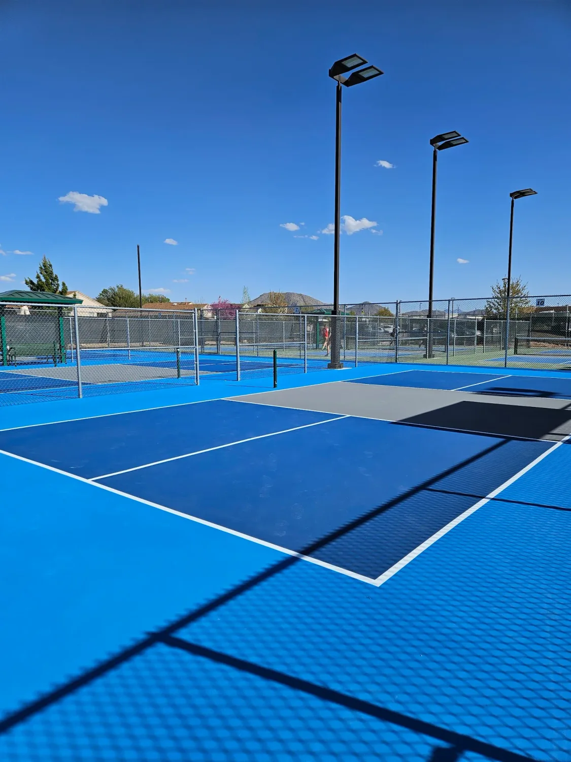 Pickleball courts at Manzano Mesa Park