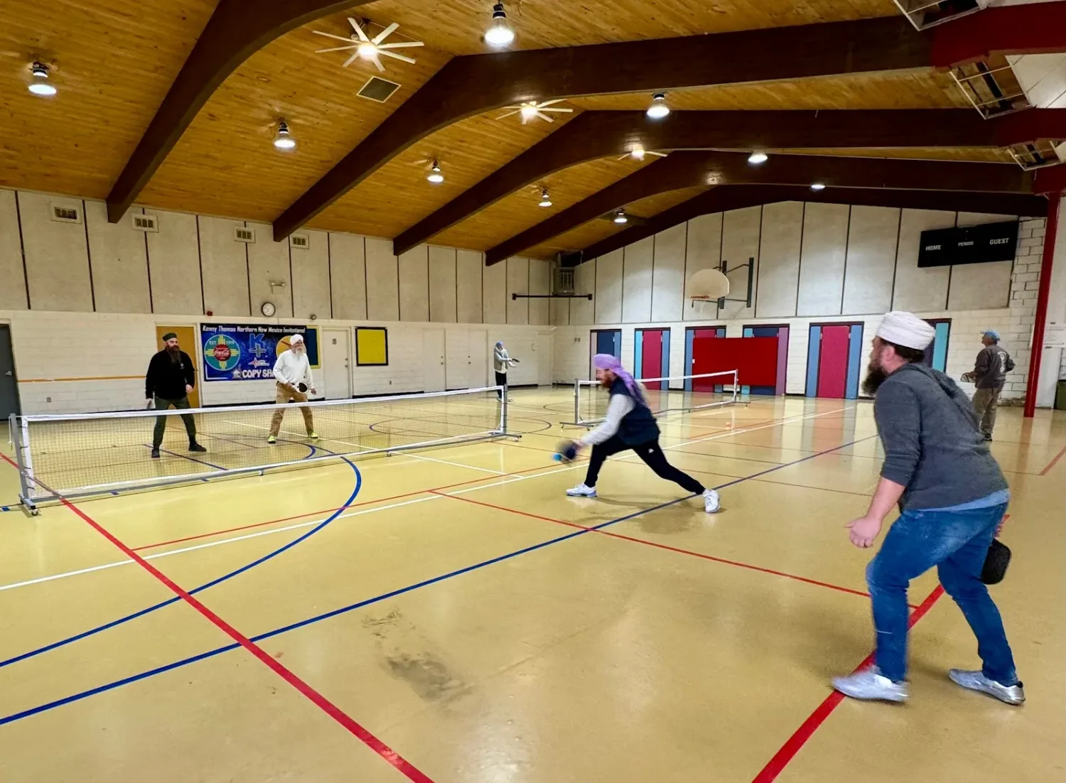 Pickleball courts at TA Pickleball Club