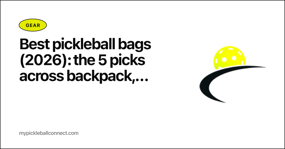 Best pickleball bags 2026: Selkirk Tour Bag, Vatic Pro Backpack, Franklin Sling, JOOLA Tour Elite, value alternatives