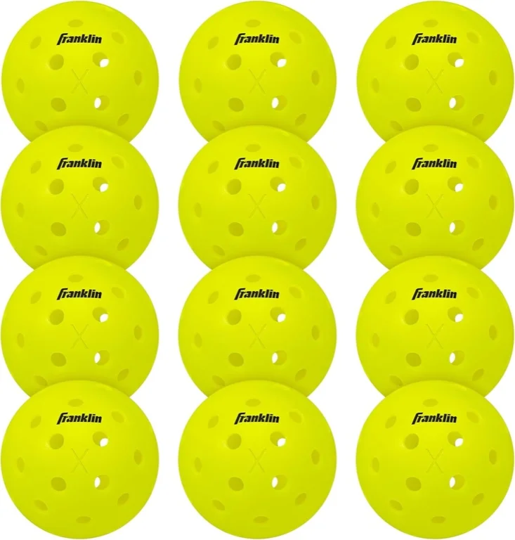 Franklin X-40 outdoor pickleball balls, official ball of USA Pickleball