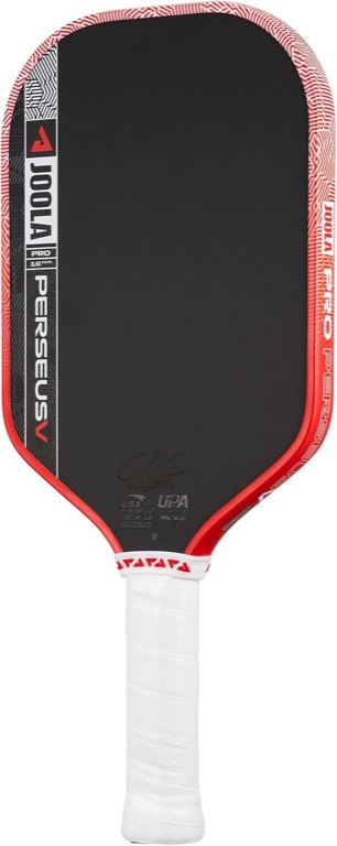 JOOLA Pro V 14mm/16mm pickleball paddle, raw carbon fiber textured surface, propulsion core